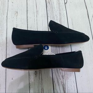 Black Slip on Suede Loafer 9W